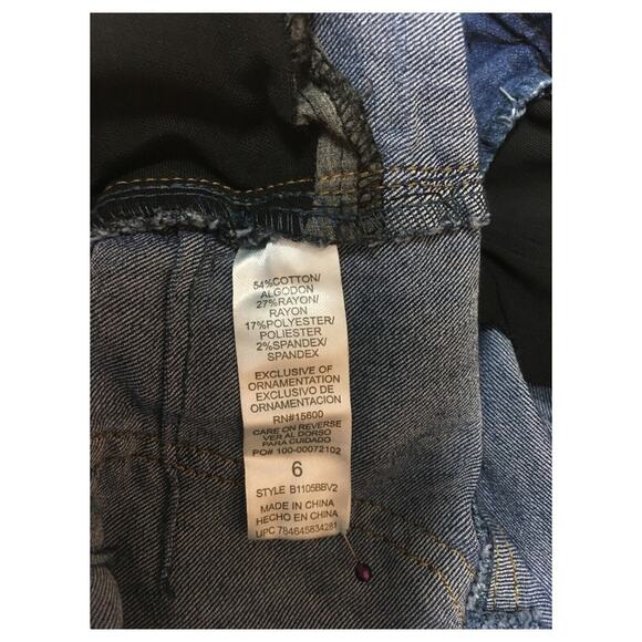 Democracy Jeans Womens 6 Ab Solution Jegging Booty Lift Mid Rise Skinny Blue - Picture 7 of 16